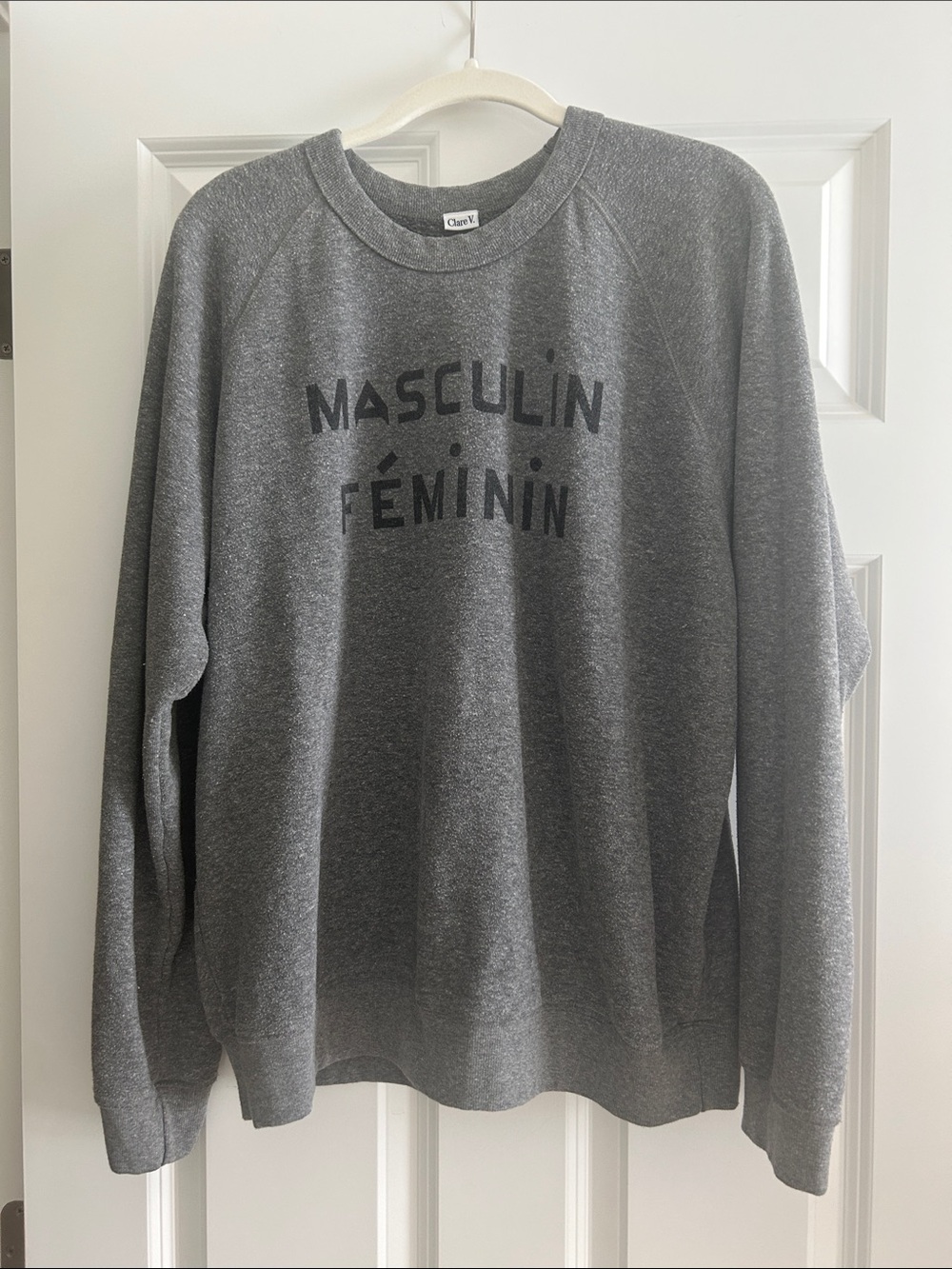 Clare V. Gray 'Masculin Féminin' Crewneck Sweatshirt